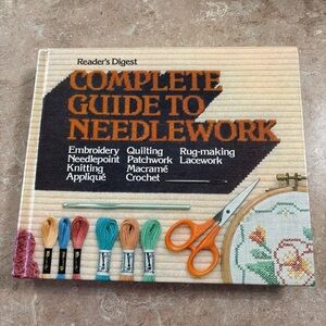 Reader’s Digest Vintage 1979 Complete Guide To Needlework-Hardcover Book